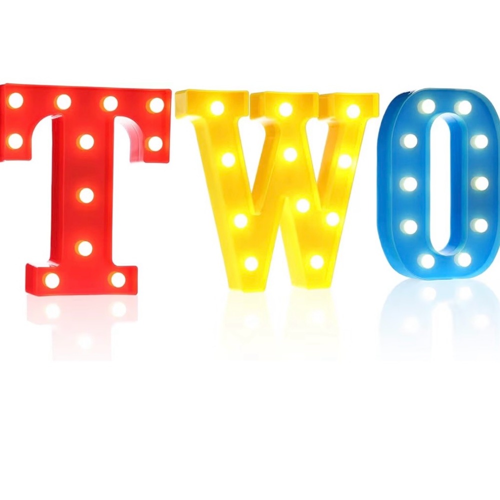 Colorful LED Marquee Letters